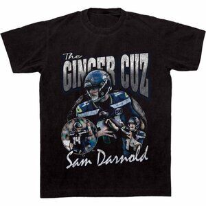 The Ginger Cuz Sam Darnold Bootleg Seattle Tee, Seattle Football Throwback T170